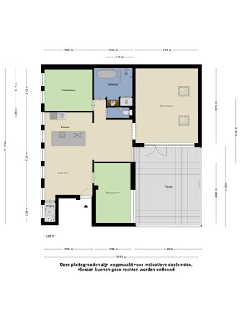 Floorplan - Rechterstraat 25b, 5281 BS Boxtel